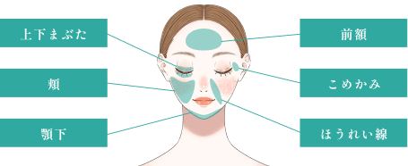顔の適用可能な範囲