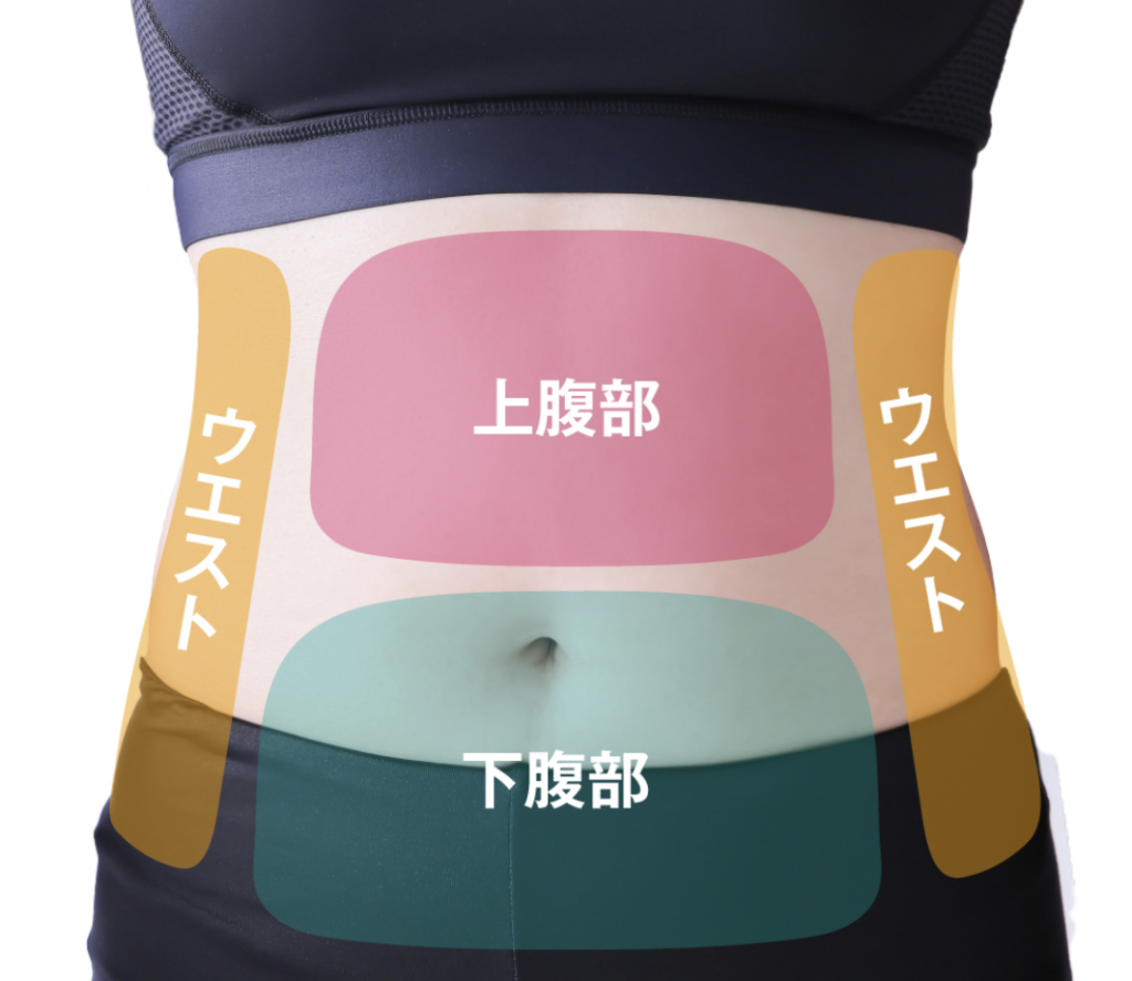 脂肪吸引の吸引範囲
